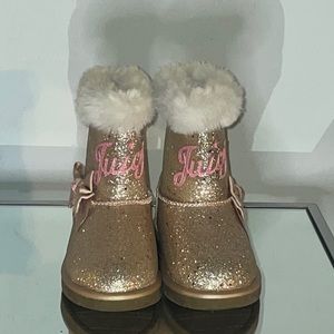 New babygirl juicy couture fur boots